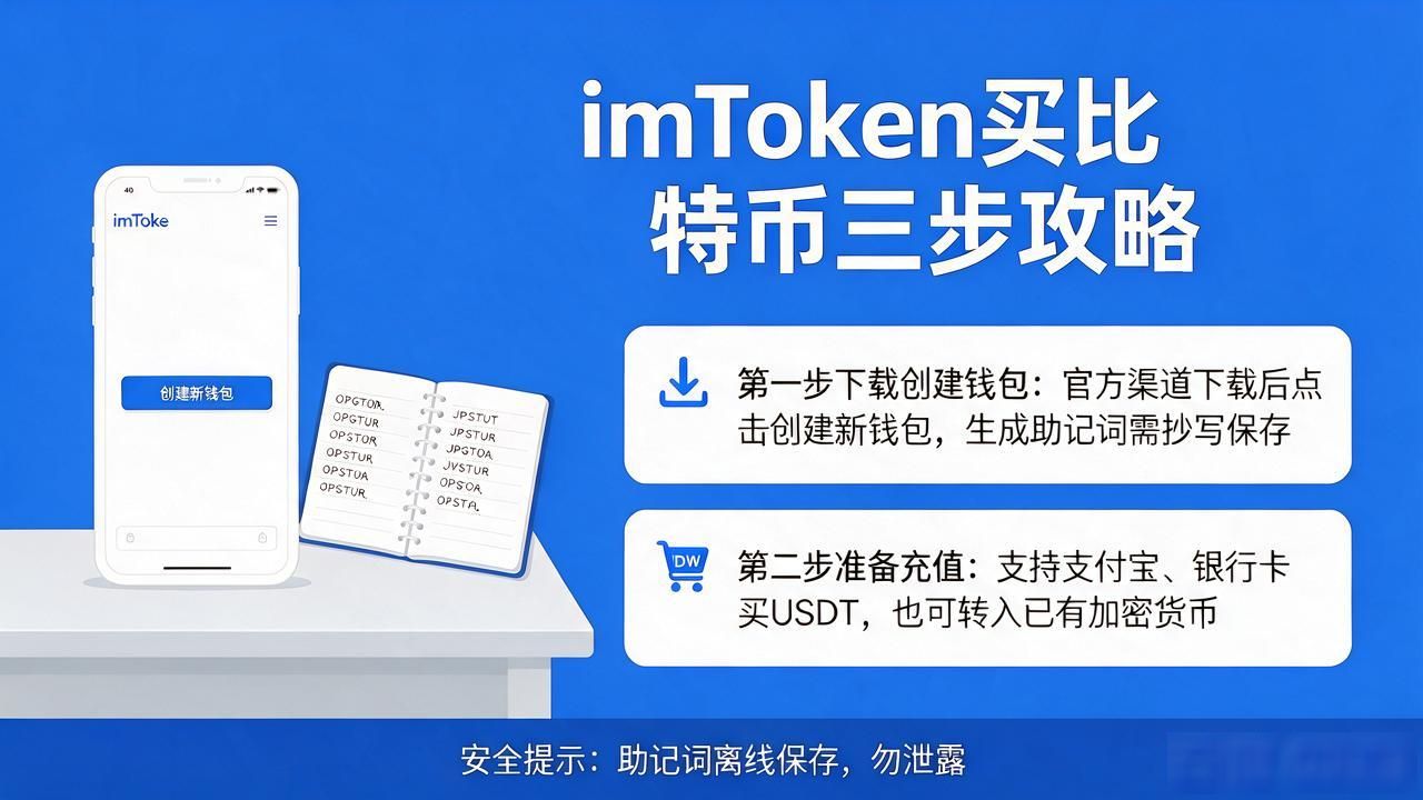imToken买比特币全攻略:三步轻松上手操作