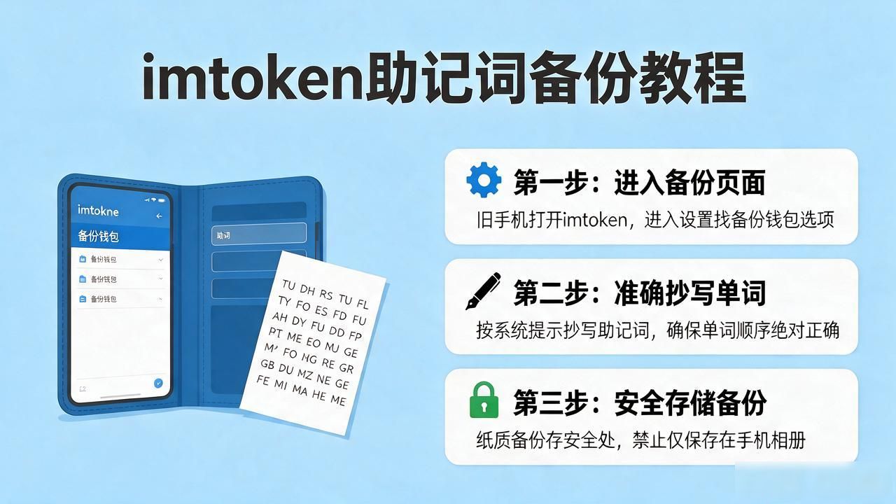 换手机后imtoken钱包怎么找回 完整教程