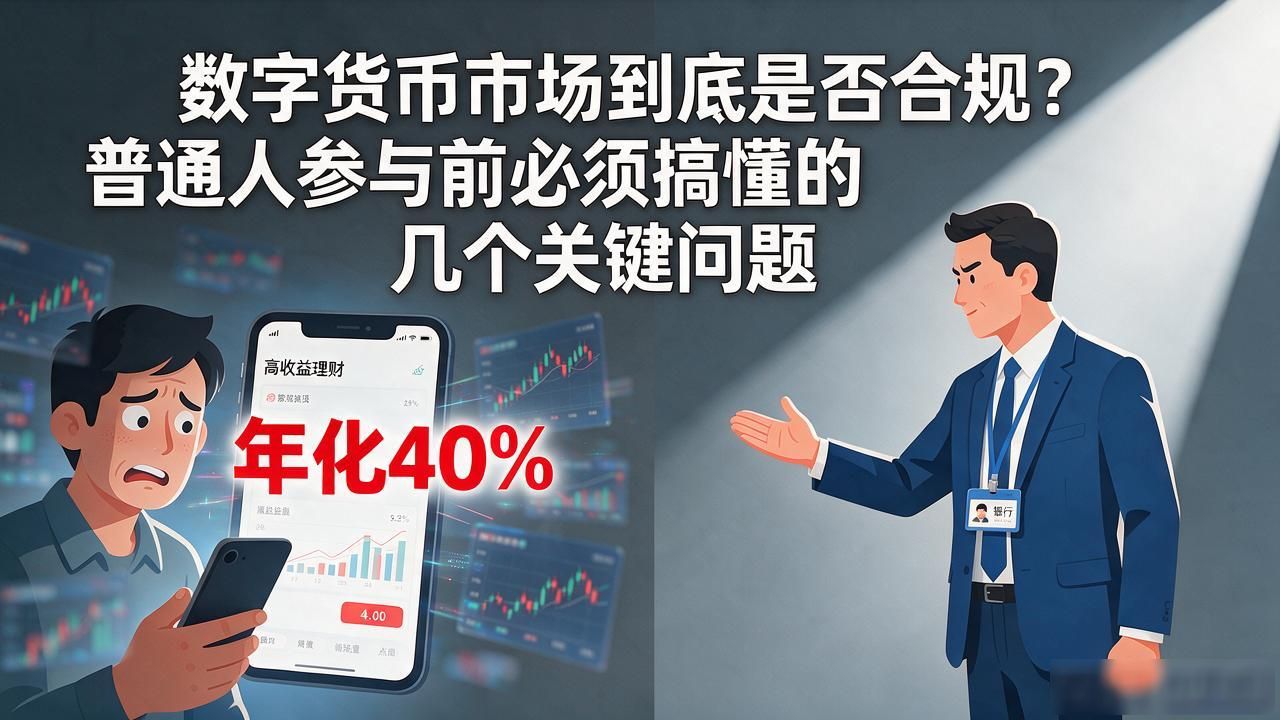 数字货币市场到底是否合规?普通人参与前必须搞懂的几个关键问题