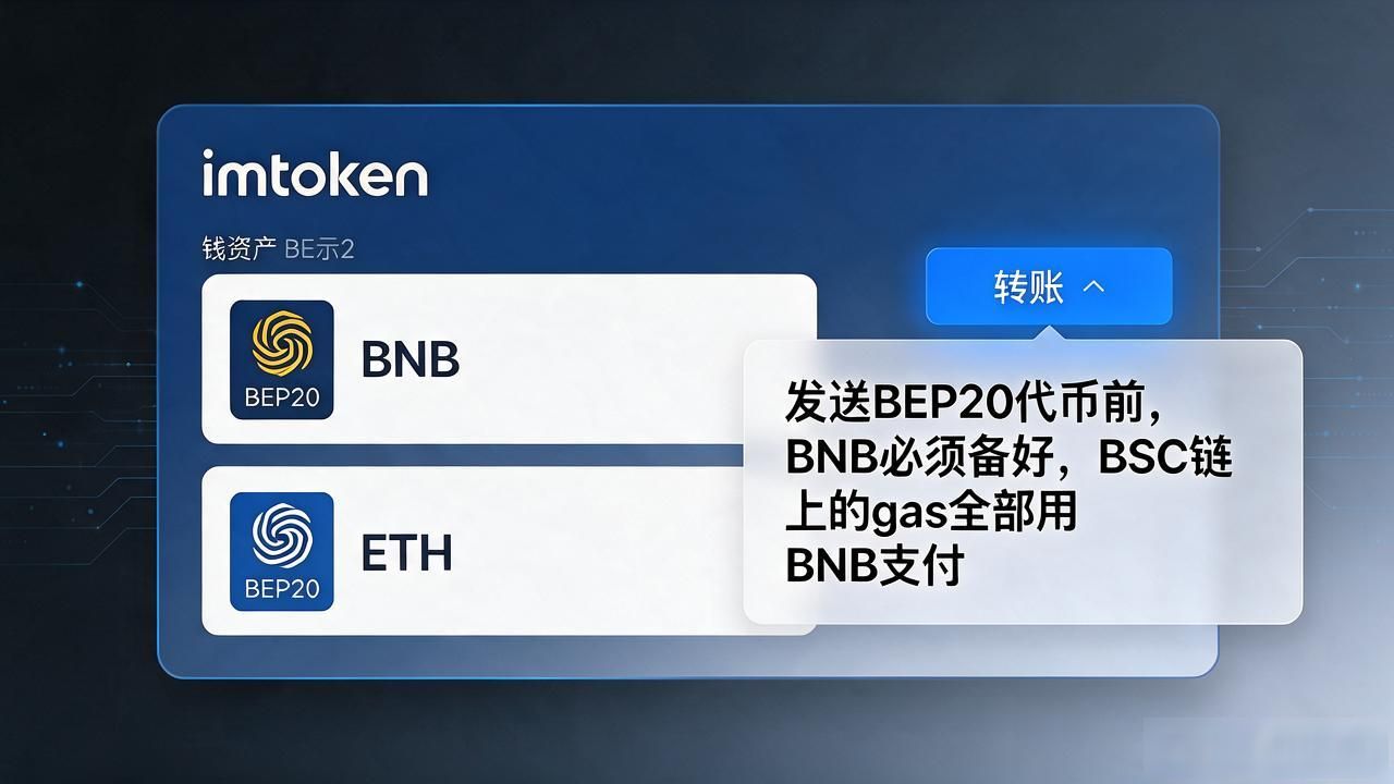 imtoken能收BEP20币吗?BSC链转账实操经验分享