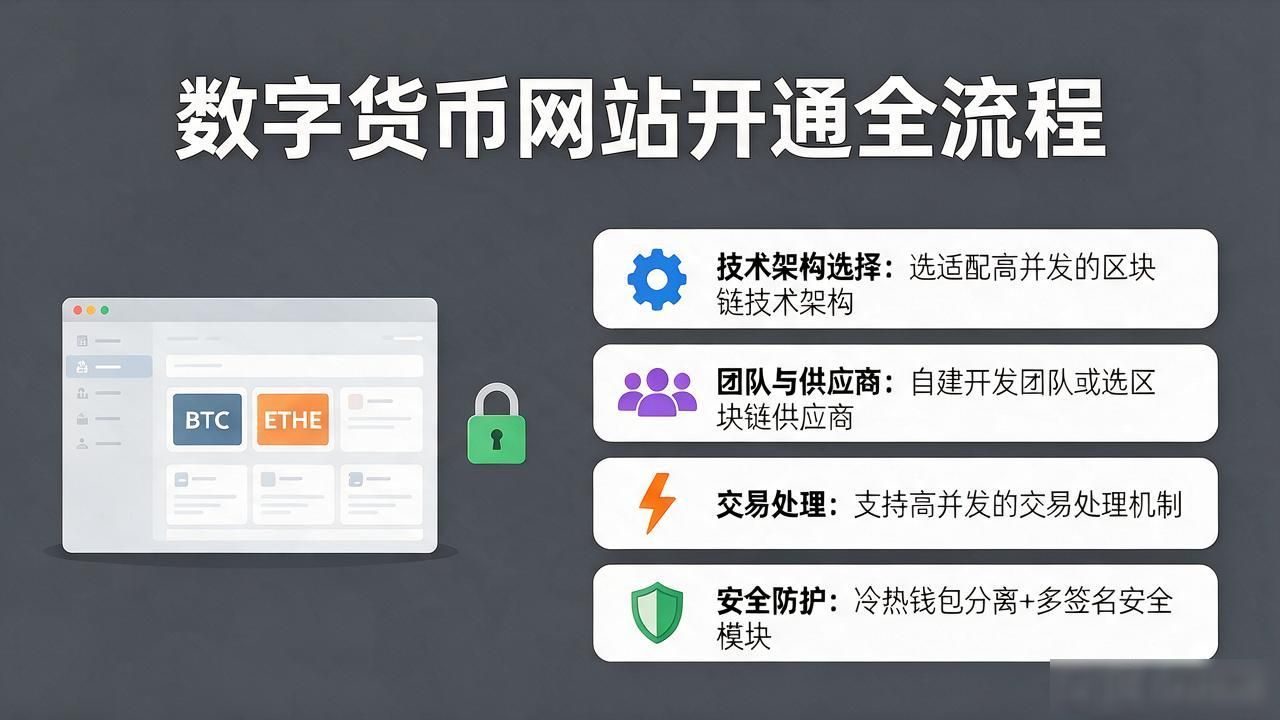数字货币网站怎么开通?新手建站全流程解析