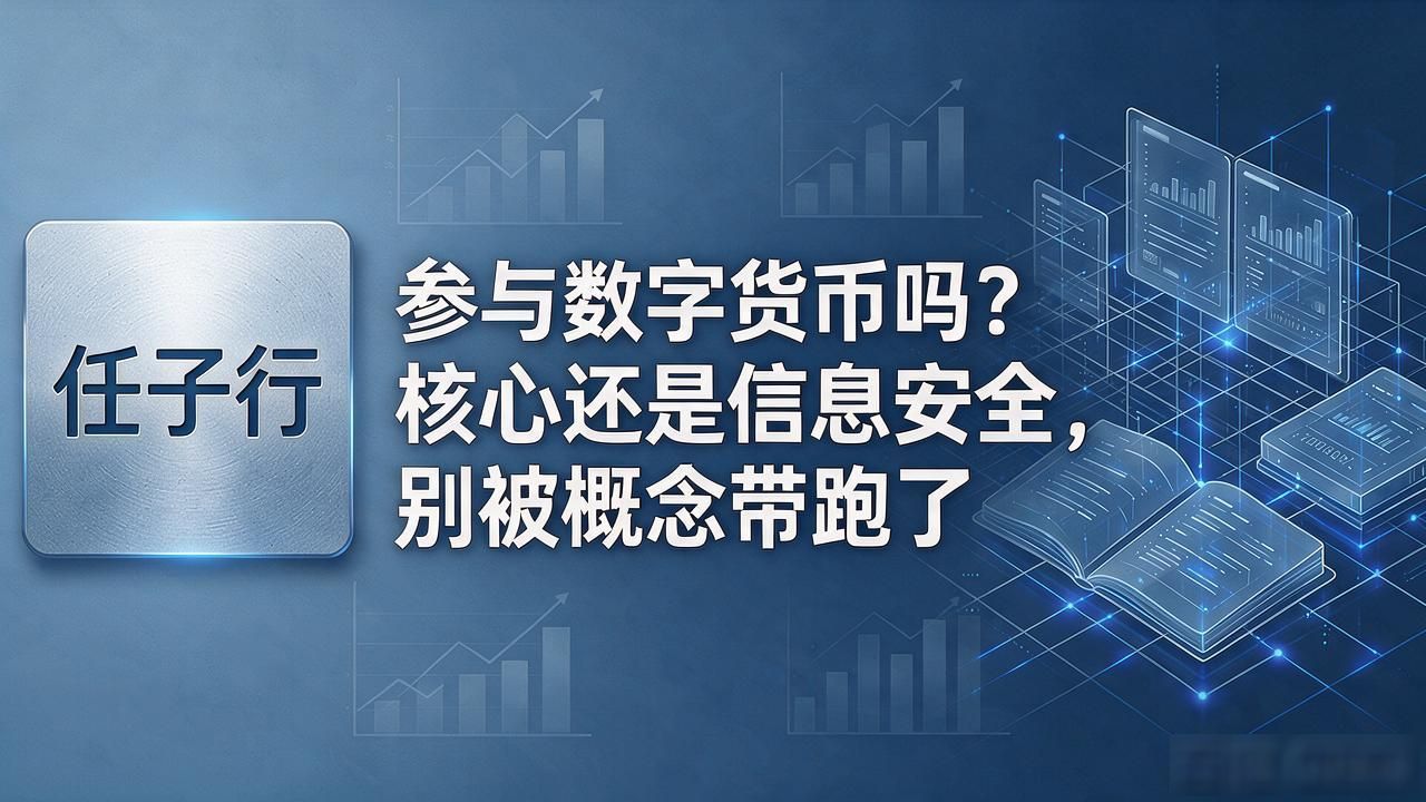 任子行参与数字货币吗?核心还是信息安全,别被概念带跑了