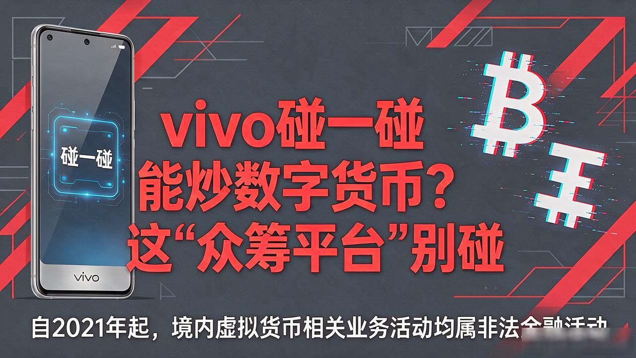vivo碰一碰能炒数字货币?这"众筹平台"别碰