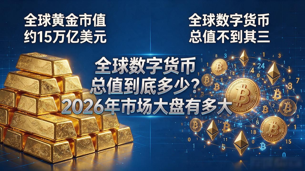 全球数字货币总值到底多少?2026年市场大盘有多大