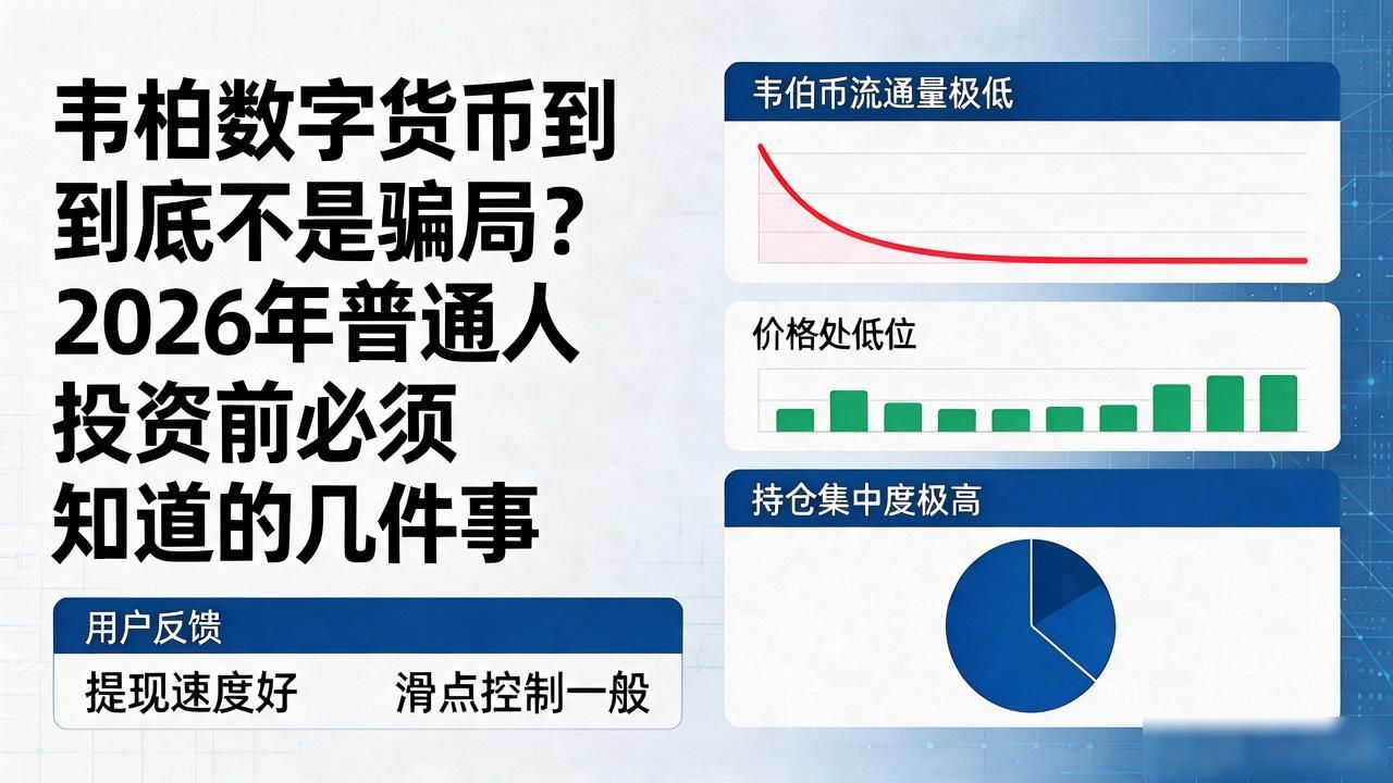 韦伯数字货币到底是不是骗局？2026年普通人投资前必须知道的几件事