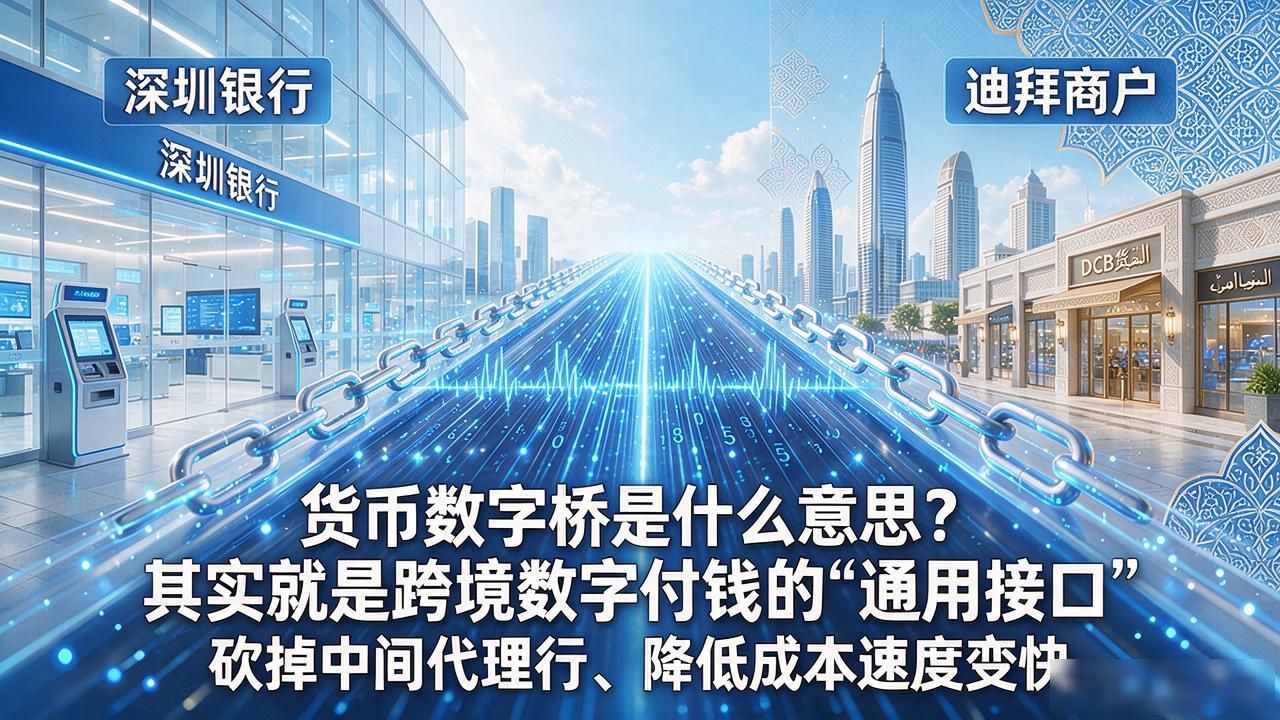 货币数字桥是什么意思？其实就是跨境数字付钱的"通用接口"