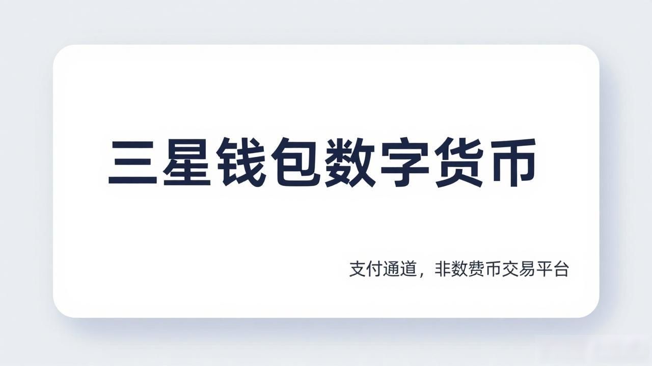 三星钱包数字货币 这是文章标题
