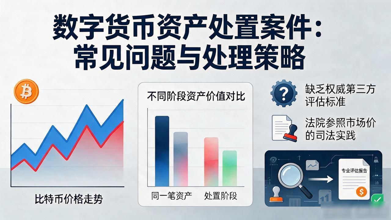 数字货币资产处置案件：常见问题与处理策略