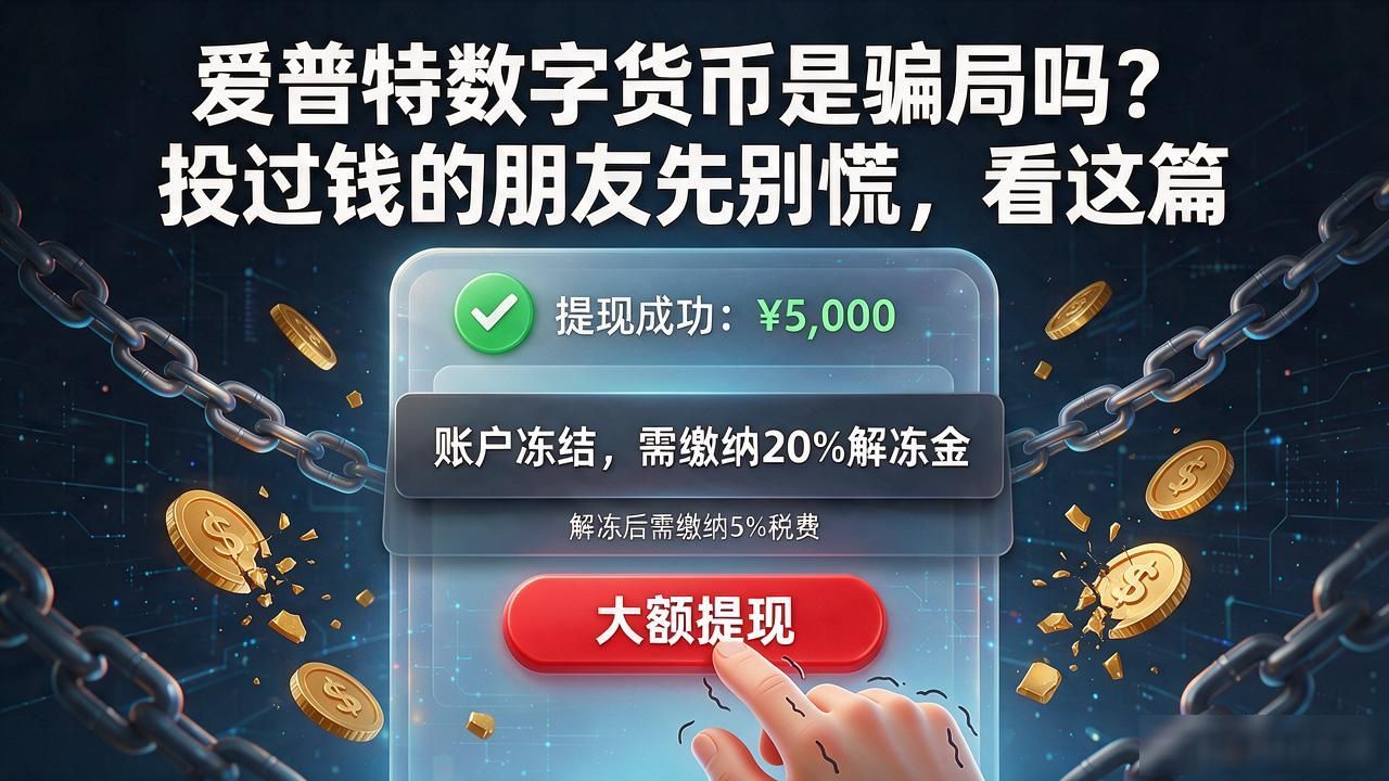 爱普特数字货币是骗局吗？投过钱的朋友先别慌，看这篇