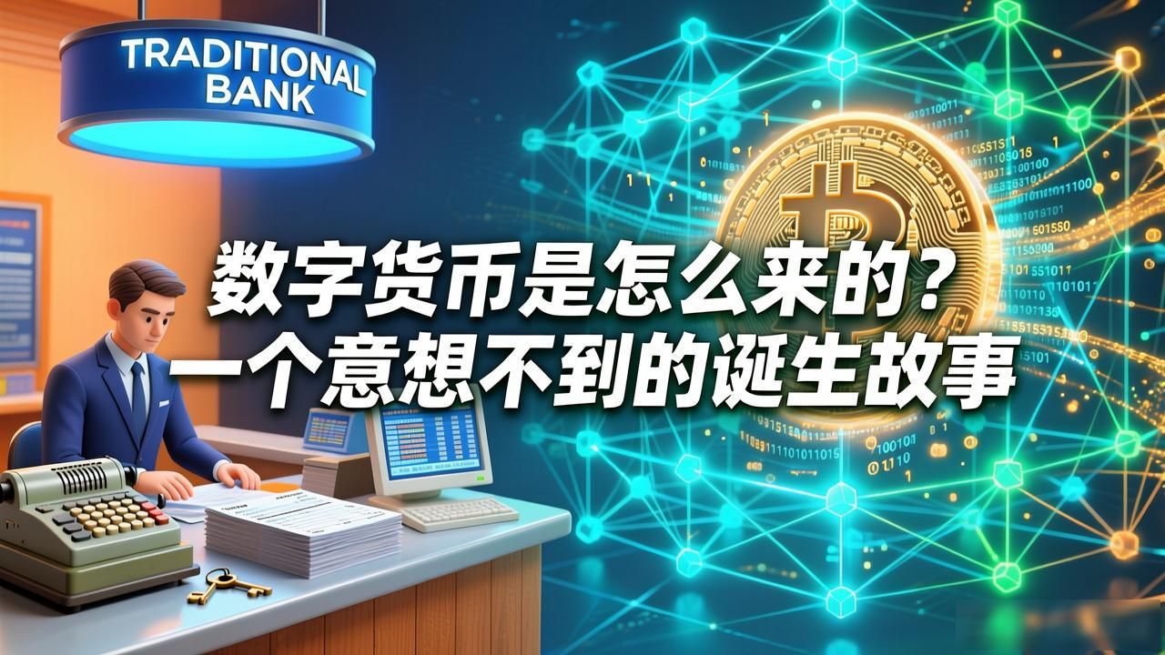 数字货币是怎么来的?一个意想不到的诞生故事
