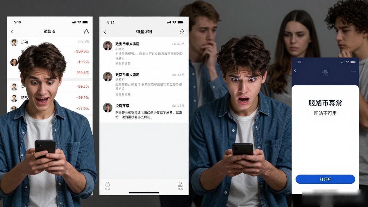 数字货币官网突然打不开了,十有八九是骗局,别再往里充钱