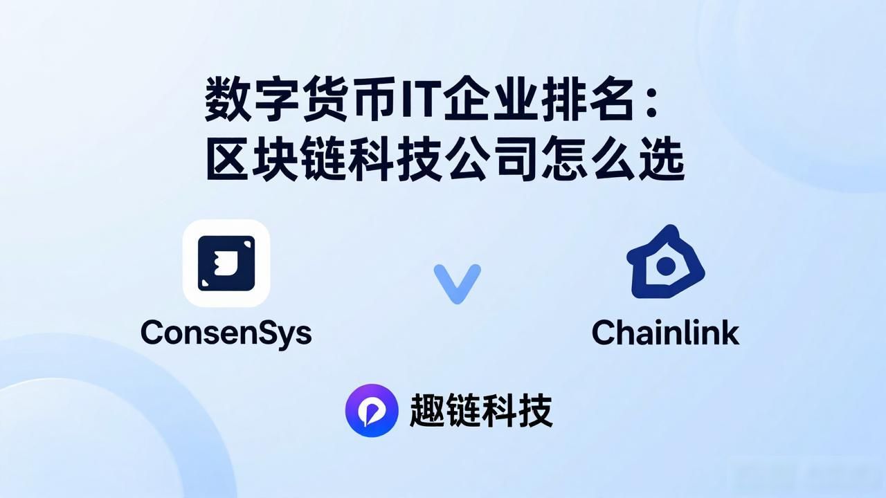 数字货币IT企业排名：区块链科技公司怎么选