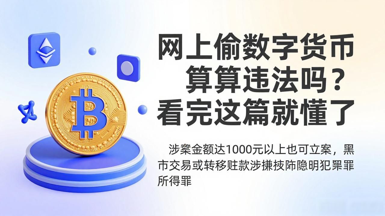 网上偷数字货币算违法吗？看完这篇就懂了