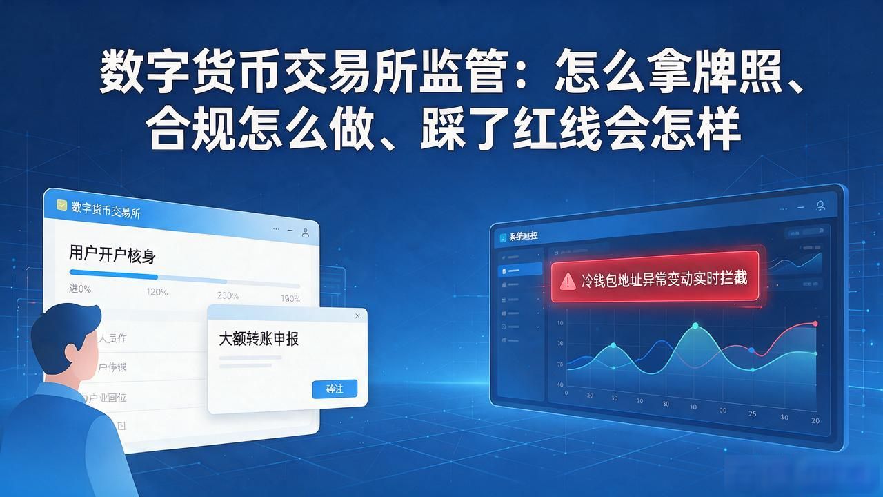 数字货币交易所监管:怎么拿牌照、合规怎么做、踩了红线会怎样