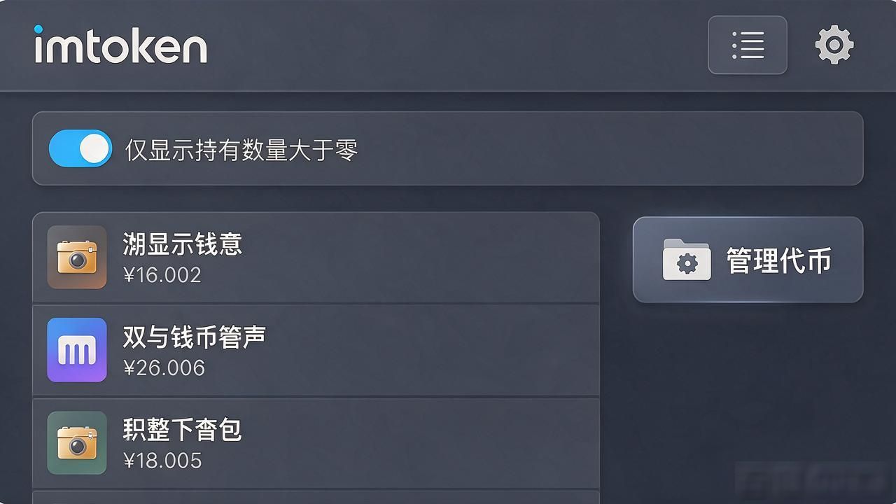 imtoken已添加的代币看不见？检查这几个地方就能找回来