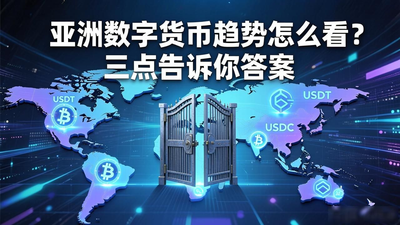 亚洲数字货币趋势怎么看？三点告诉你答案