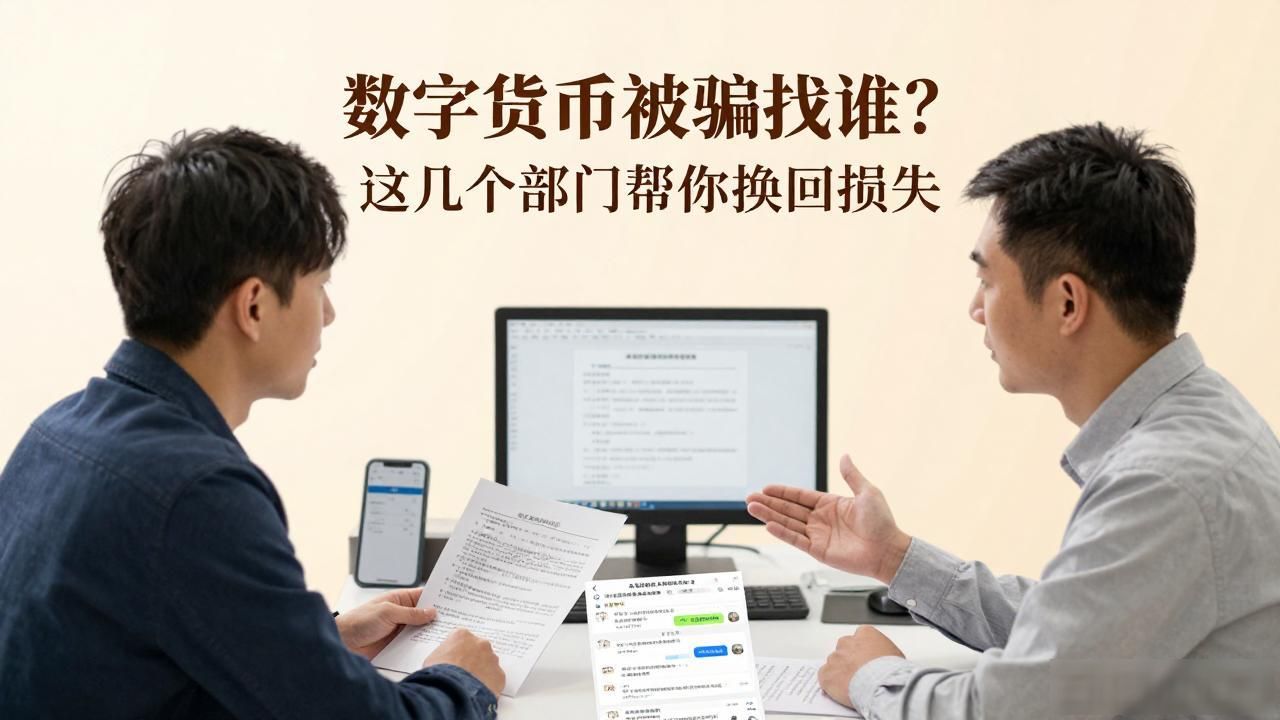 数字货币被骗找谁？这几个部门帮你挽回损失