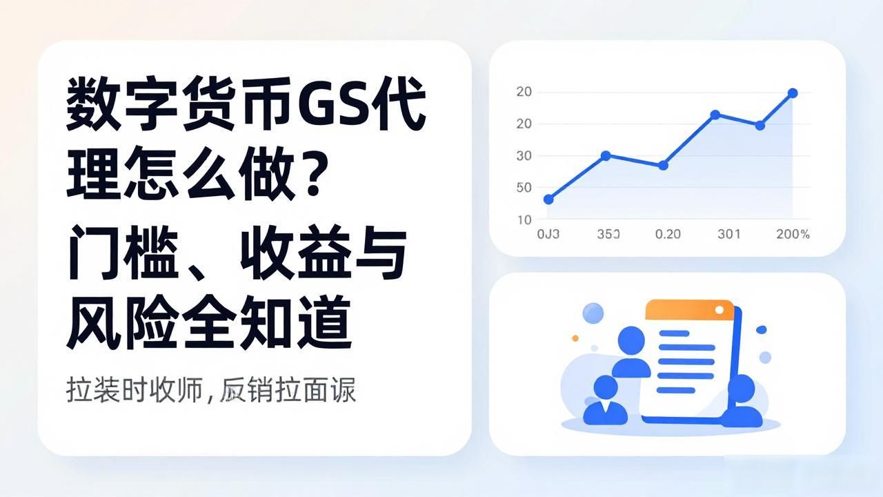 数字货币gs代理怎么做？门槛、收益与风险全知道