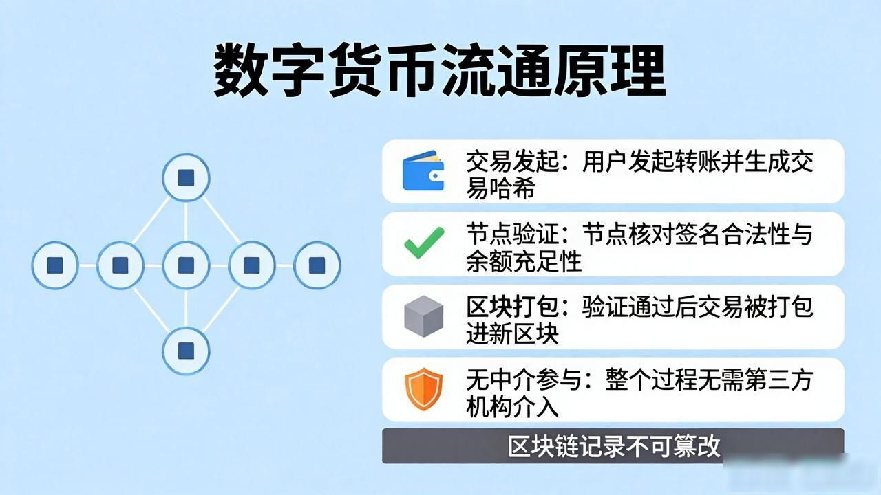 数字货币怎么转起来的？一文讲清流通原理