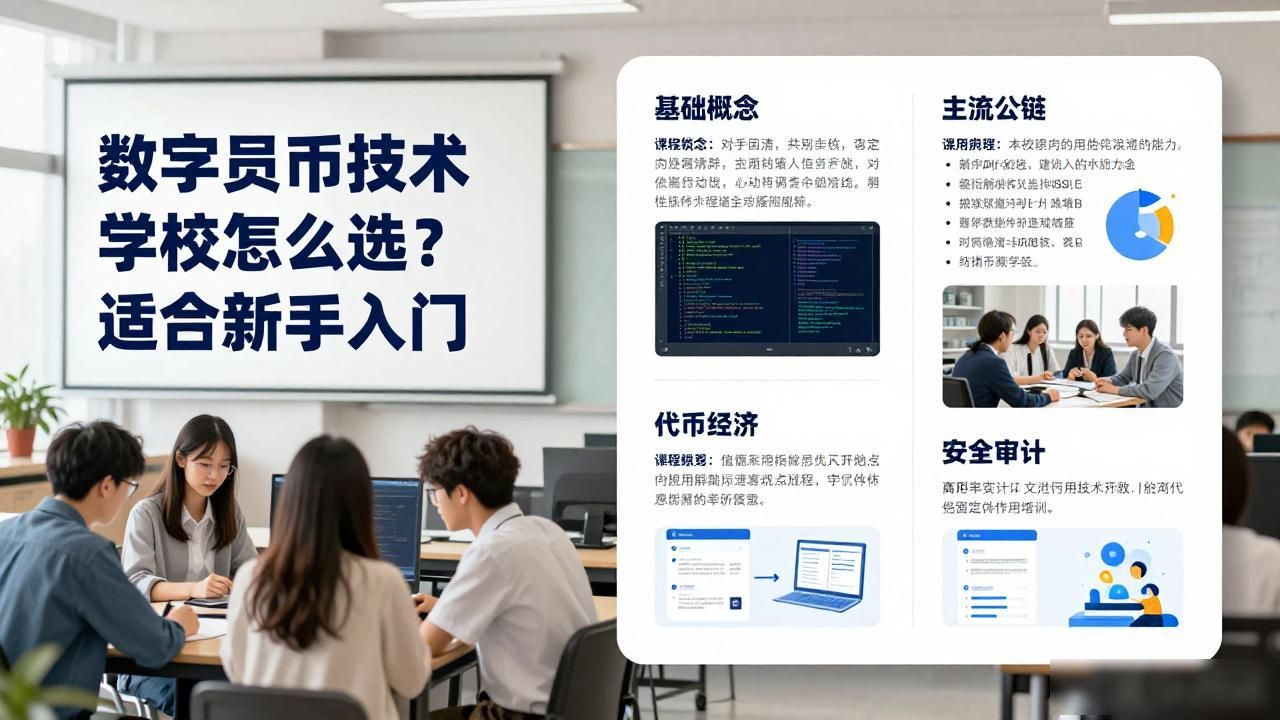 数字货币技术学校怎么选？适合新手入门