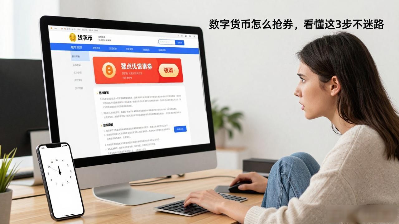 数字货币怎么抢券，看懂这3步不迷路