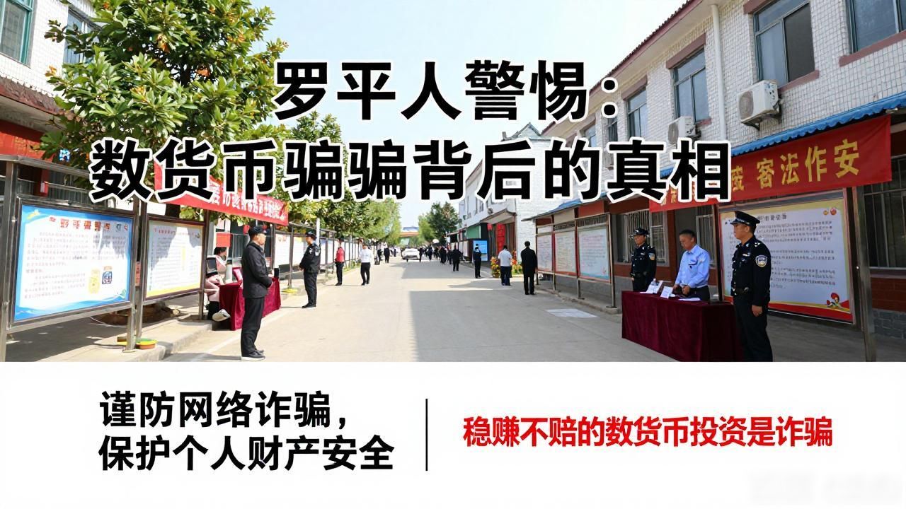 罗平人警惕:数字货币骗局背后的真相