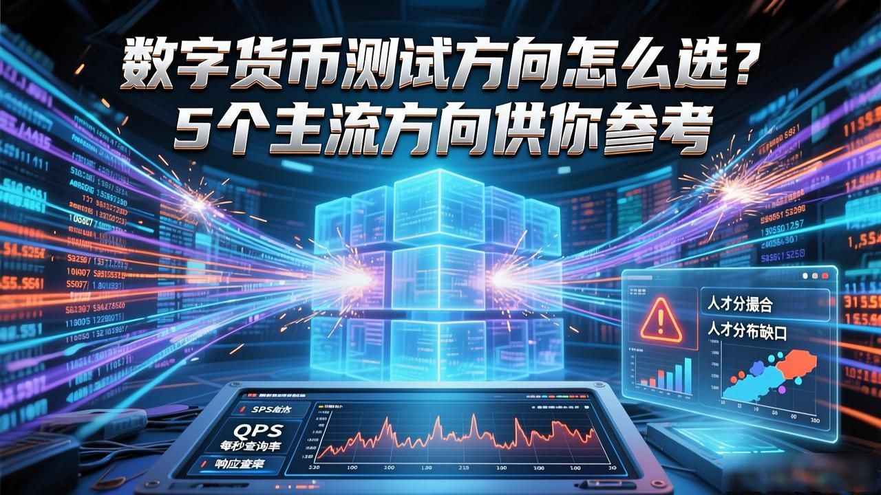 数字货币测试方向怎么选？5个主流方向供你参考