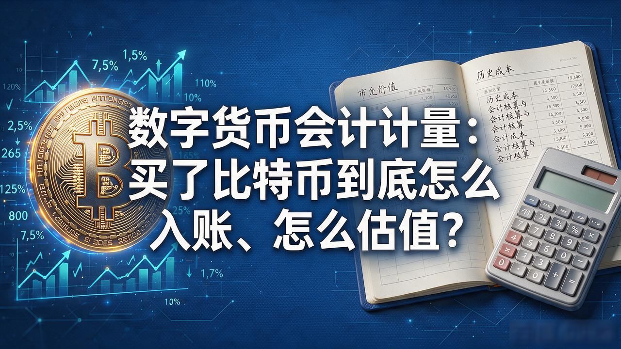 数字货币会计计量:买了比特币到底怎么入账、怎么估值?