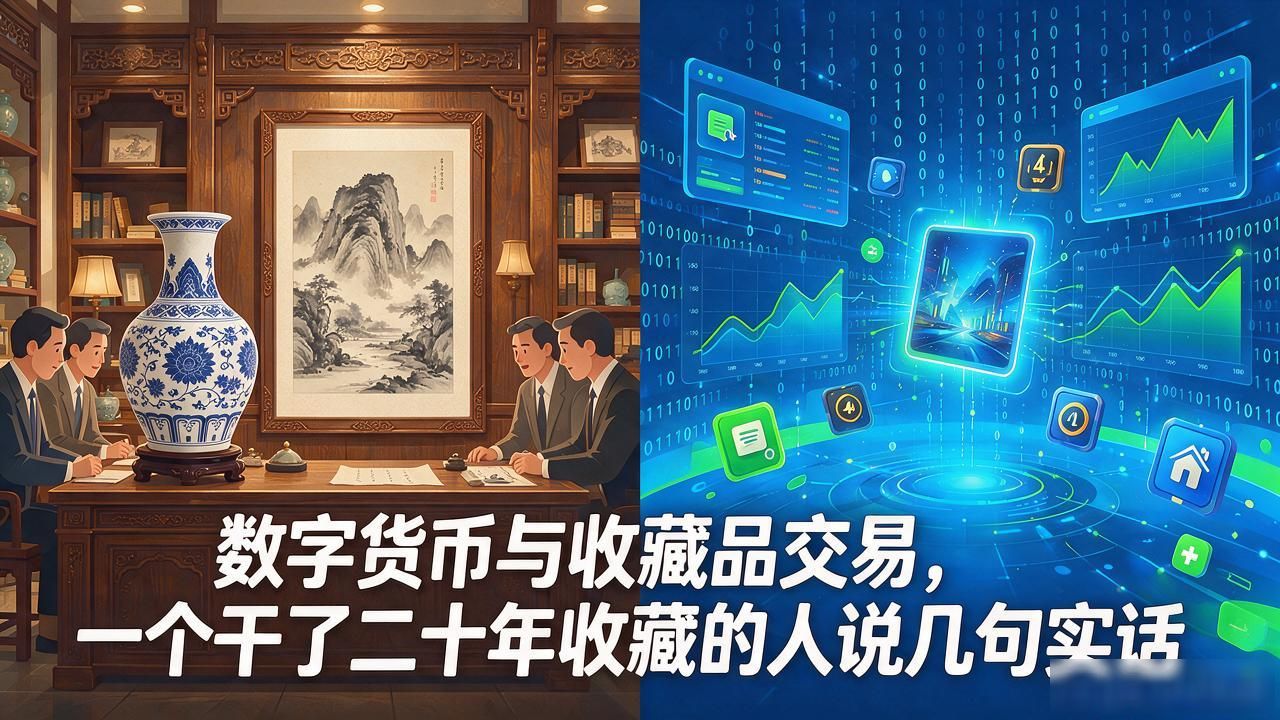 数字货币与收藏品交易,一个干了二十年收藏的人说几句实话