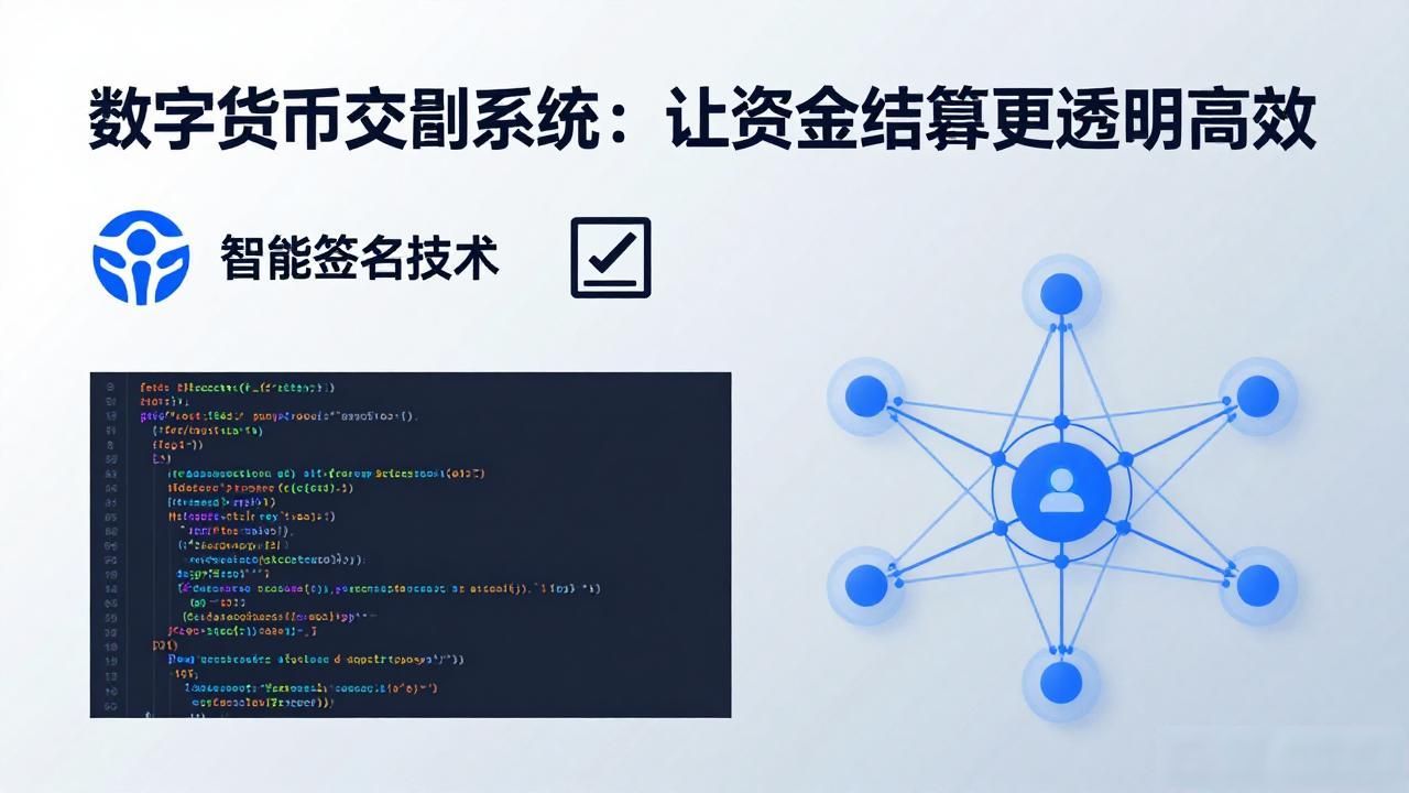 数字货币交割系统：让资金结算更透明高效