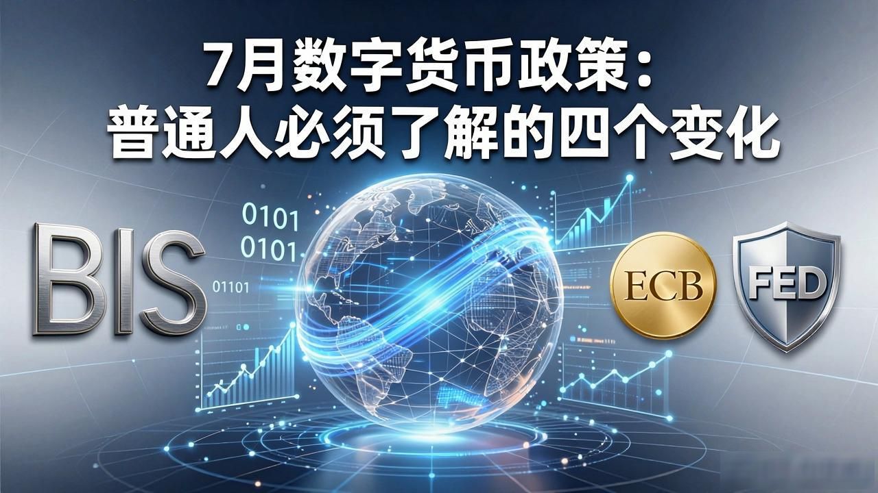7月数字货币政策：普通人必须了解的四个变化