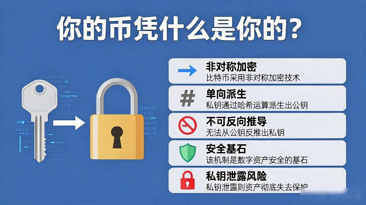 你的币凭什么是你的？一文读懂私钥与公钥
