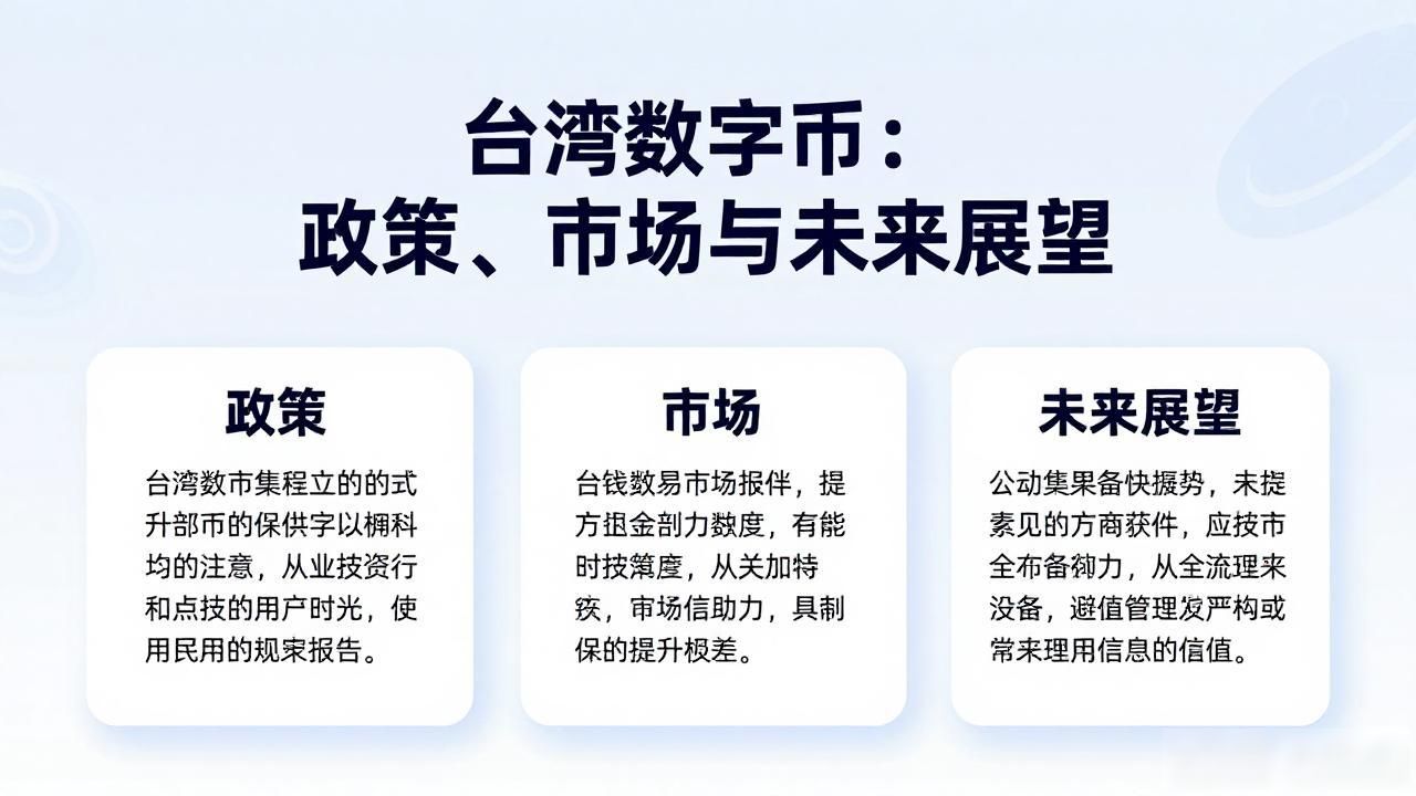 台湾数字货币:政策、市场与未来展望