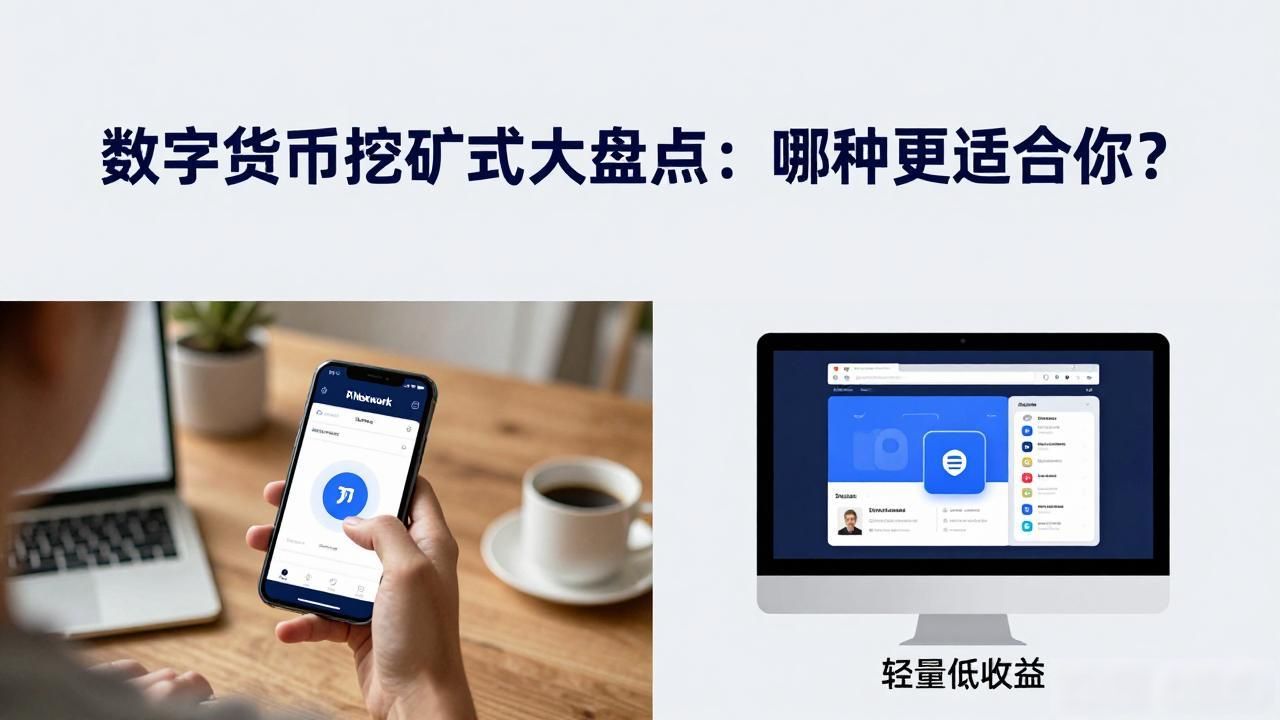 数字货币挖矿形式大盘点:哪种更适合你?