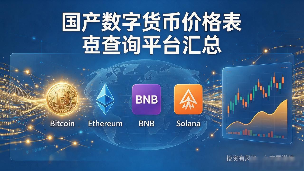国产数字货币价格表查询平台汇总