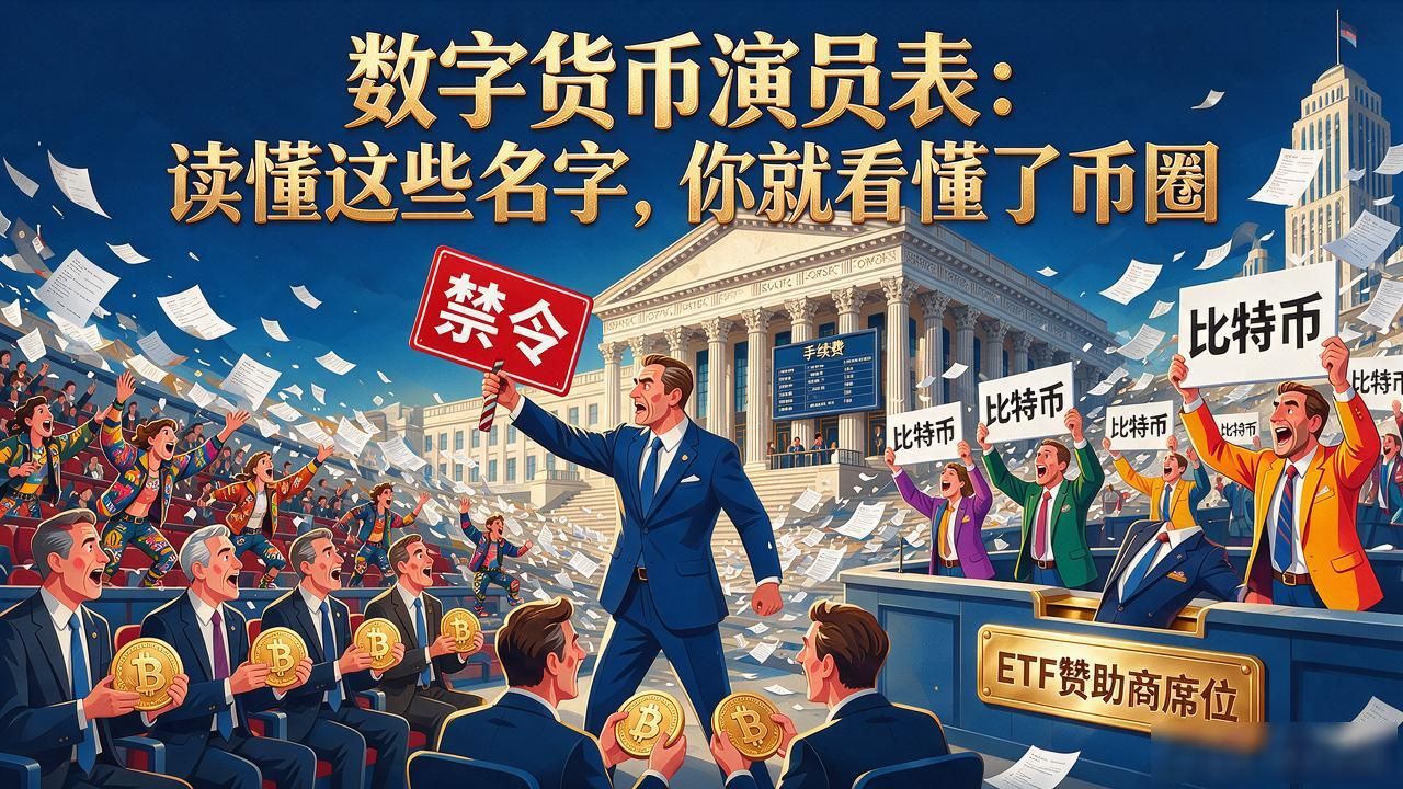 数字货币演员表:读懂这些名字,你就看懂了币圈