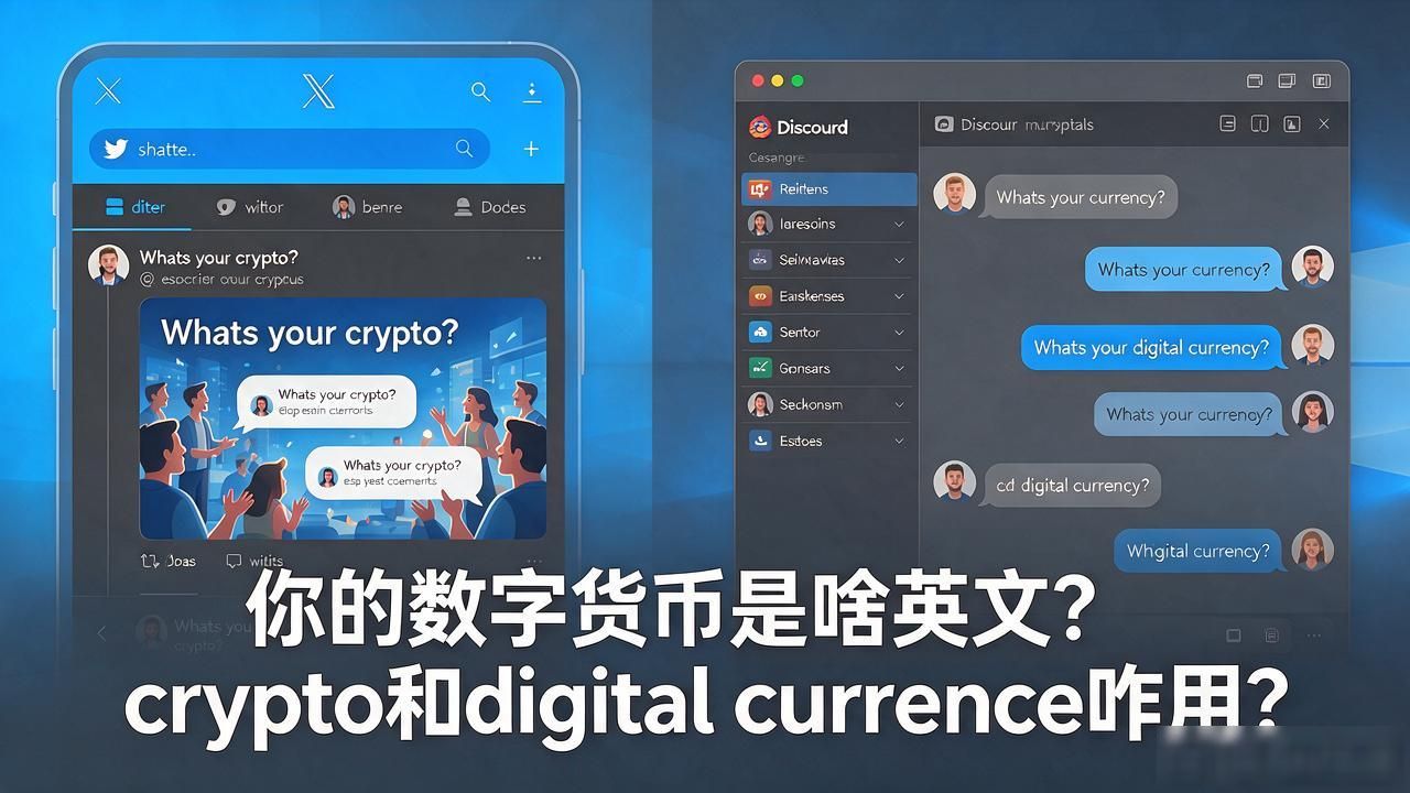 你的数字货币是啥英文？crypto和digital currency咋用