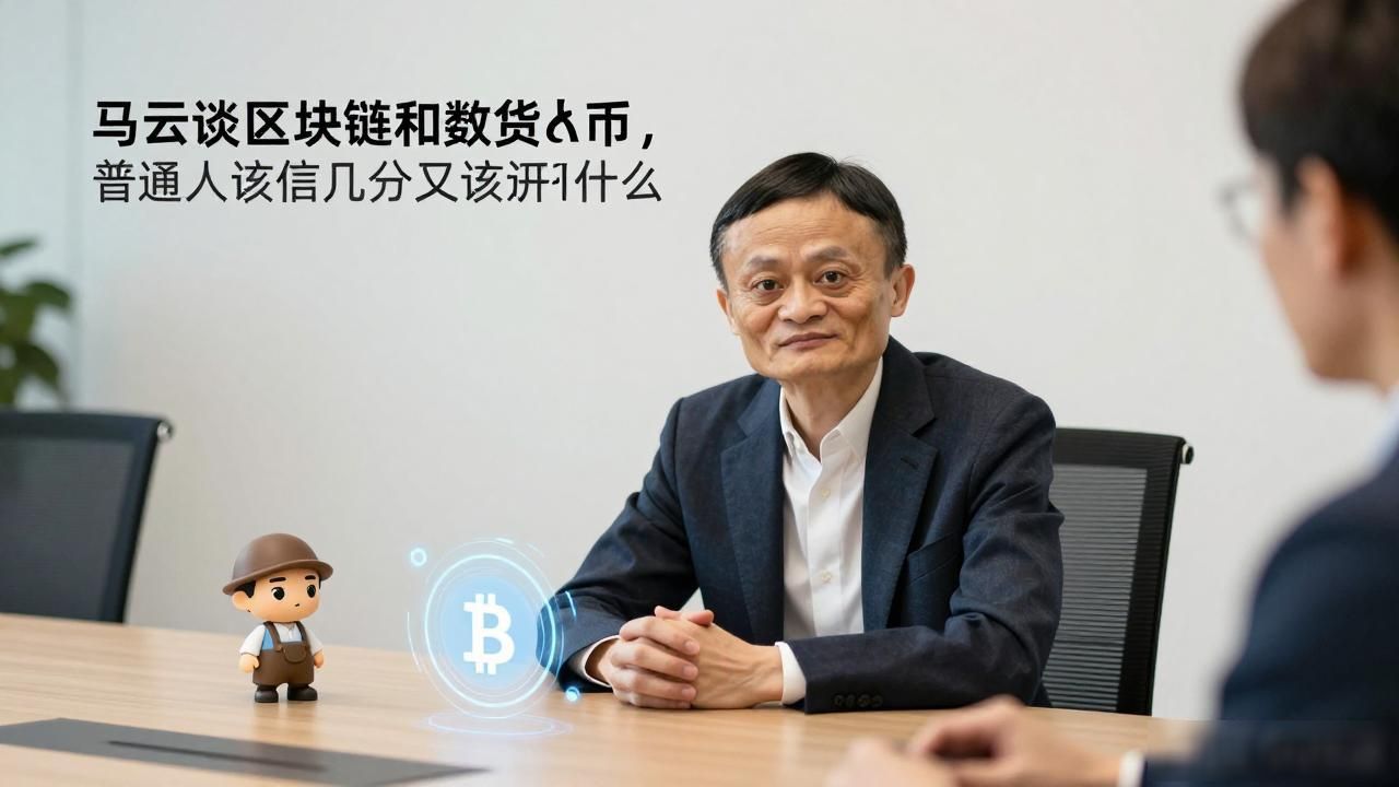 马云谈区块链和数字货币,普通人该信几分又该避开什么