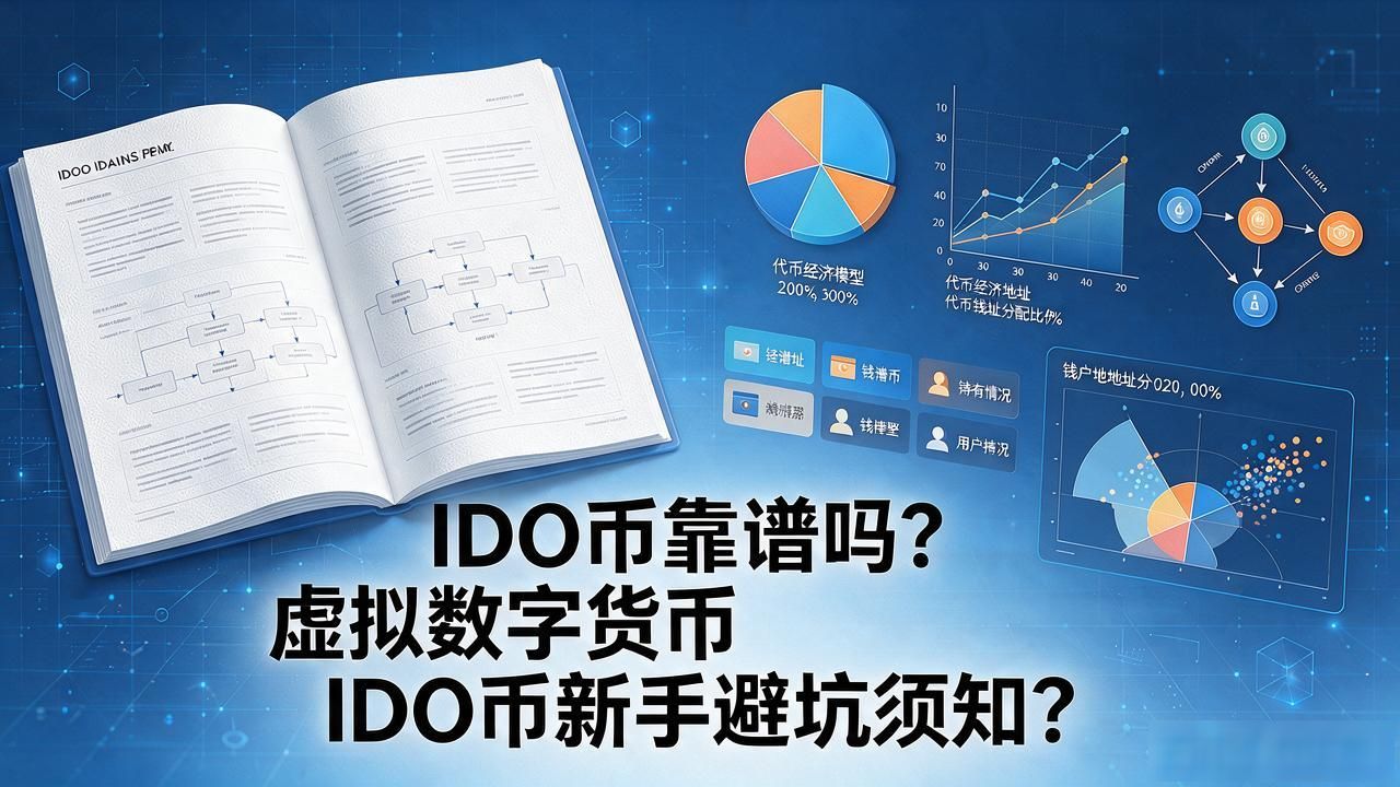 IDO币靠谱吗？虚拟数字货币IDO币新手避坑须知