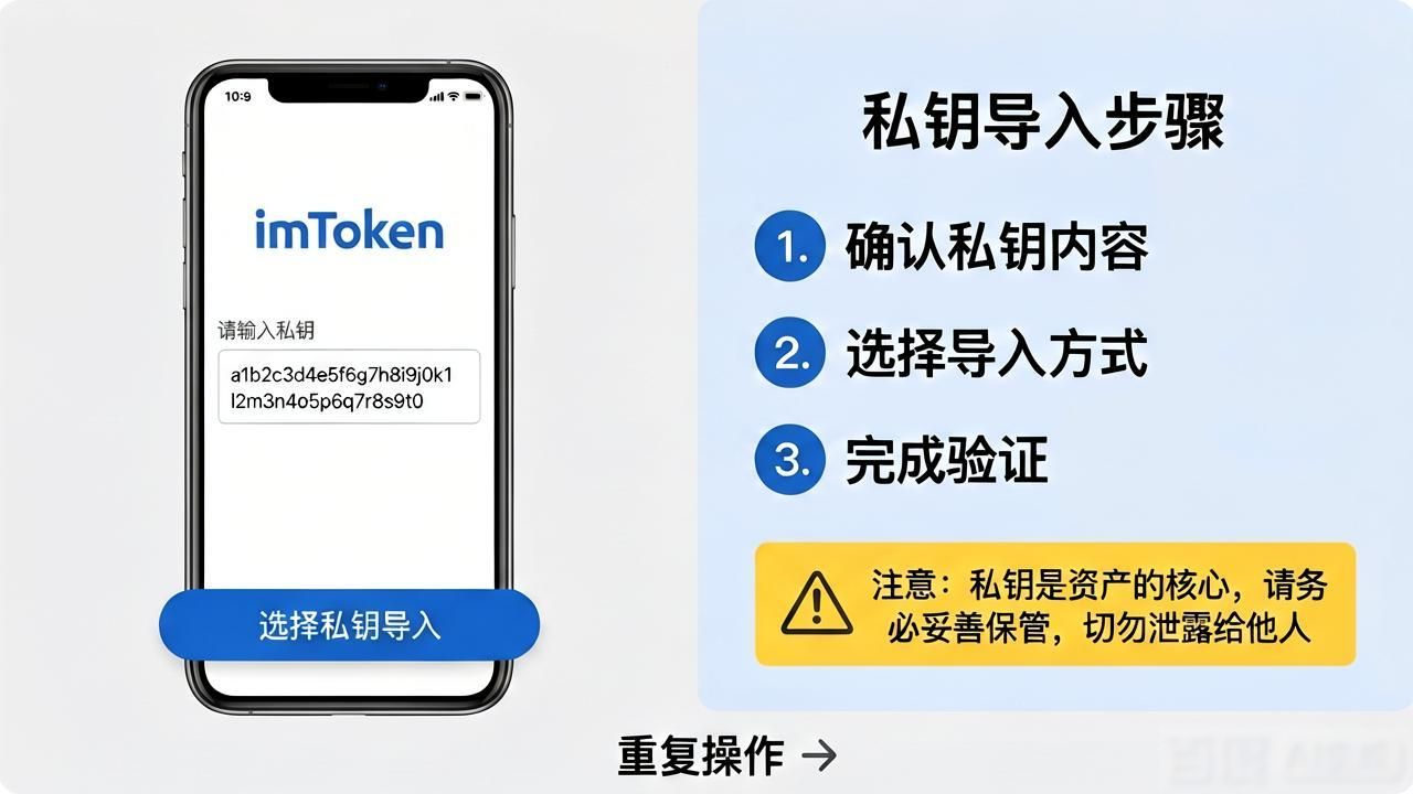 imToken钱包导入资产_imToken钱包下载后如何导入资产?_imToken钱包私钥导入