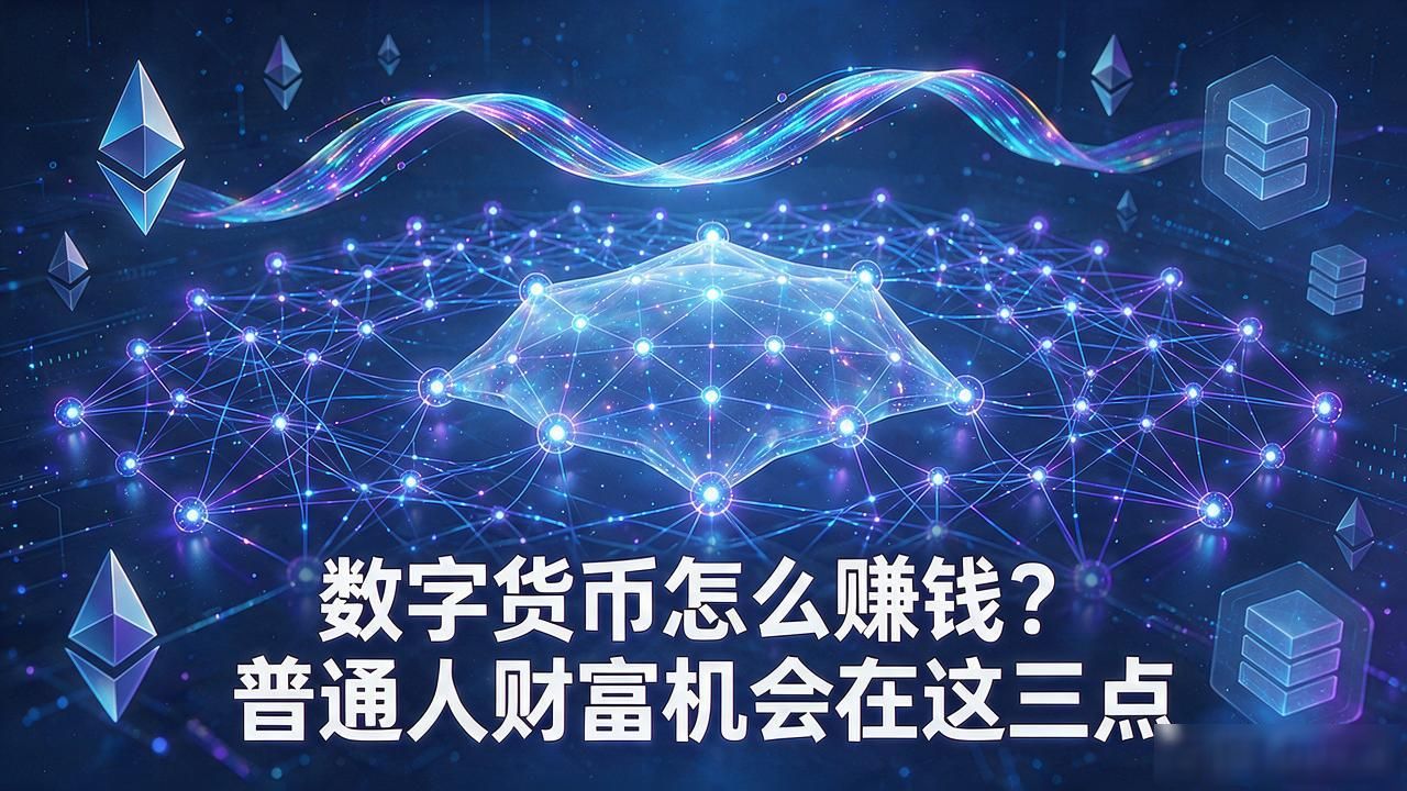 数字货币怎么赚钱?普通人财富机会在这三点